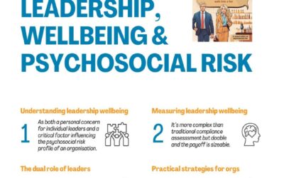 A conversation on leaders, psychosocial risk and wellbeing